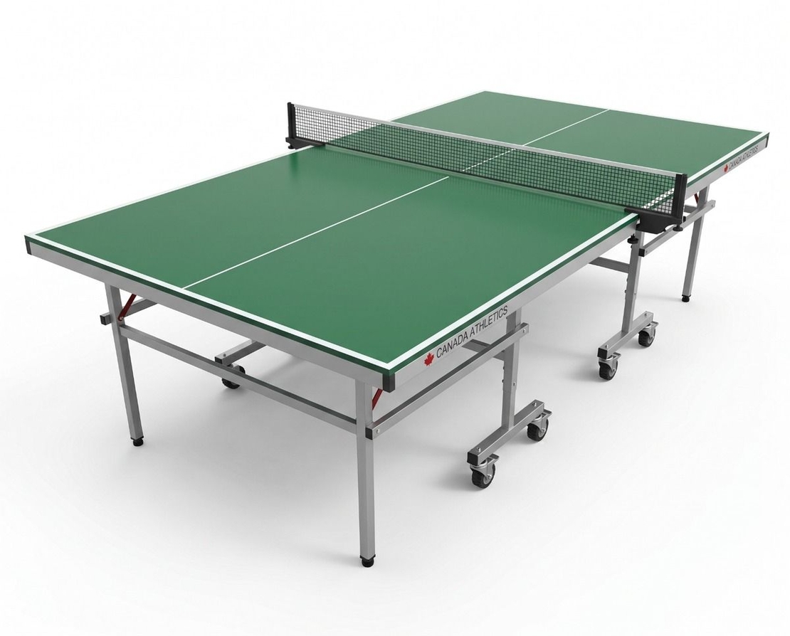 שולחן טניס חוץ דגם OUTDOOR CANADA - כולל רשת, זוג מחבטים ו-3 כדורים