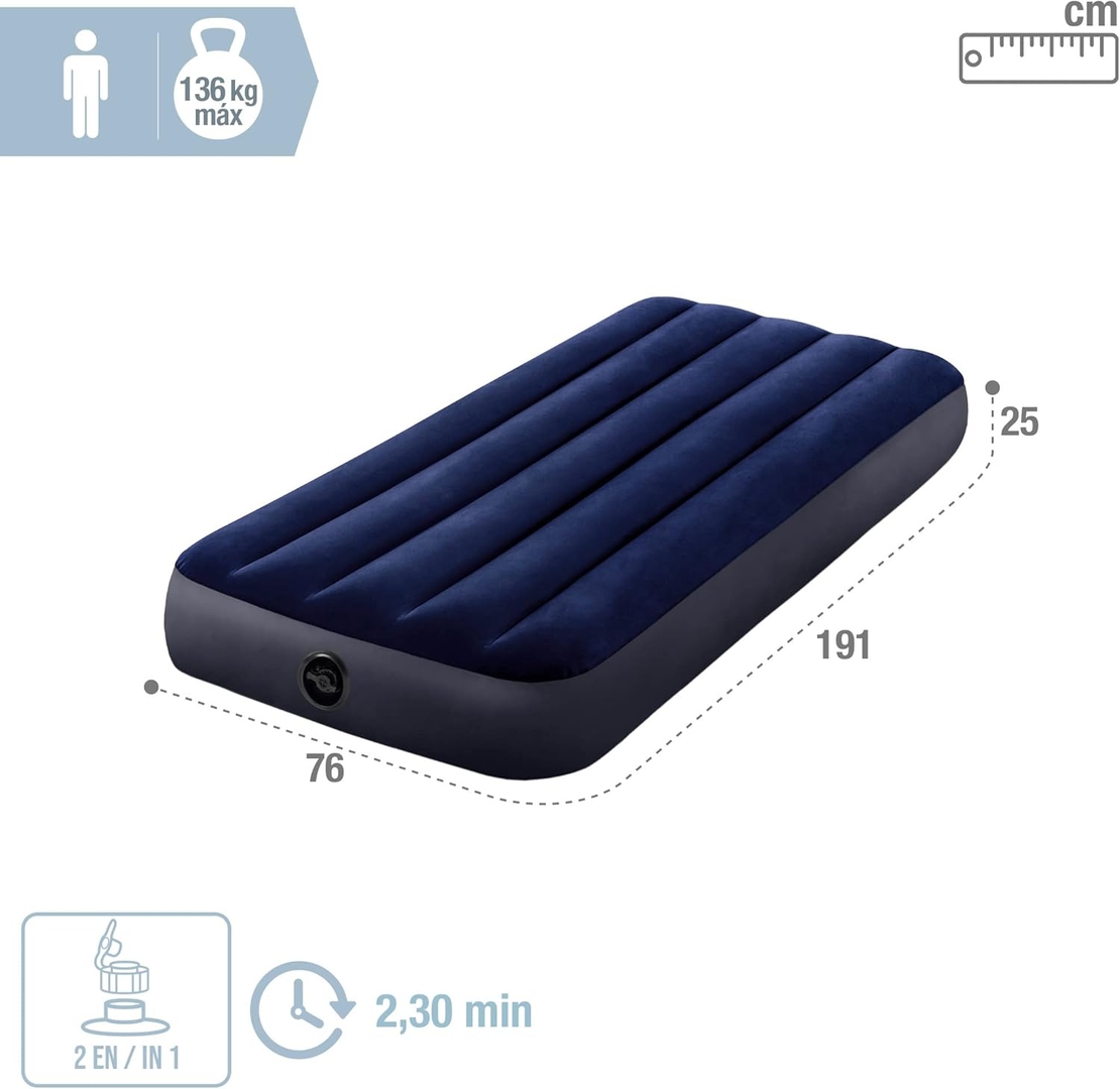 מזרן מתנפח יחיד INTEX Dura-Beam דגם 64756