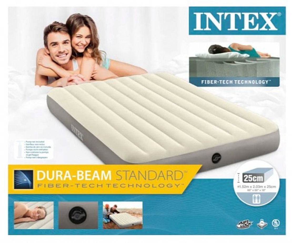 מזרון מתנפח זוגי INTEX DURA-BEAM QUEEN דגם 64103