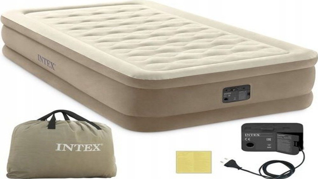 מזרן מתנפח יחיד INTEX דגם 64426 – סדרת היוקרה Fiber-Tech Dura-Beam