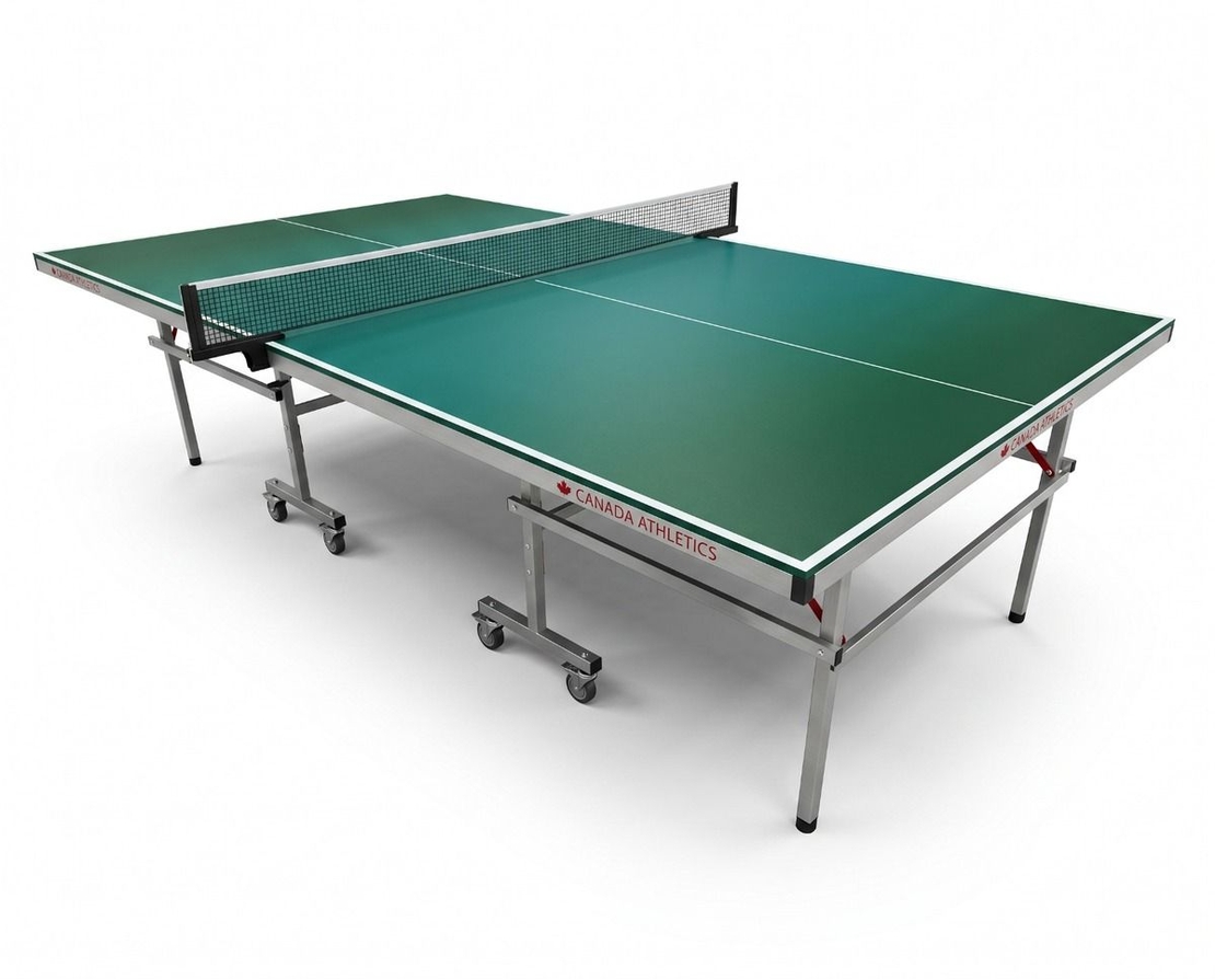 שולחן טניס חוץ דגם OUTDOOR CANADA - כולל רשת, זוג מחבטים ו-3 כדורים