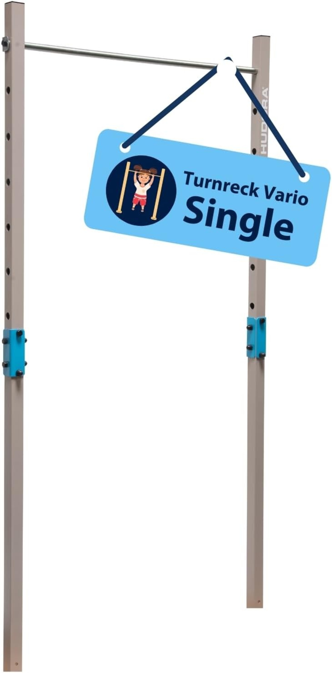 בר התעמלות אופקי יחיד לחצר HUDORA – מתקן מתח איכותי ועמיד לכל המשפחה