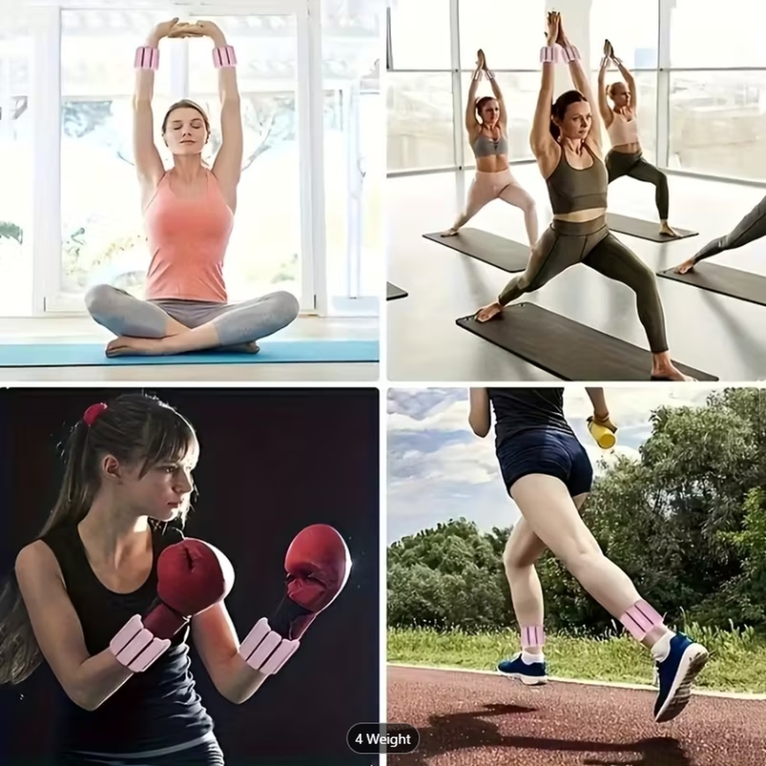 צמידי משקל לכושר – זוג צמידי סיליקון 450 גרם כל אחד