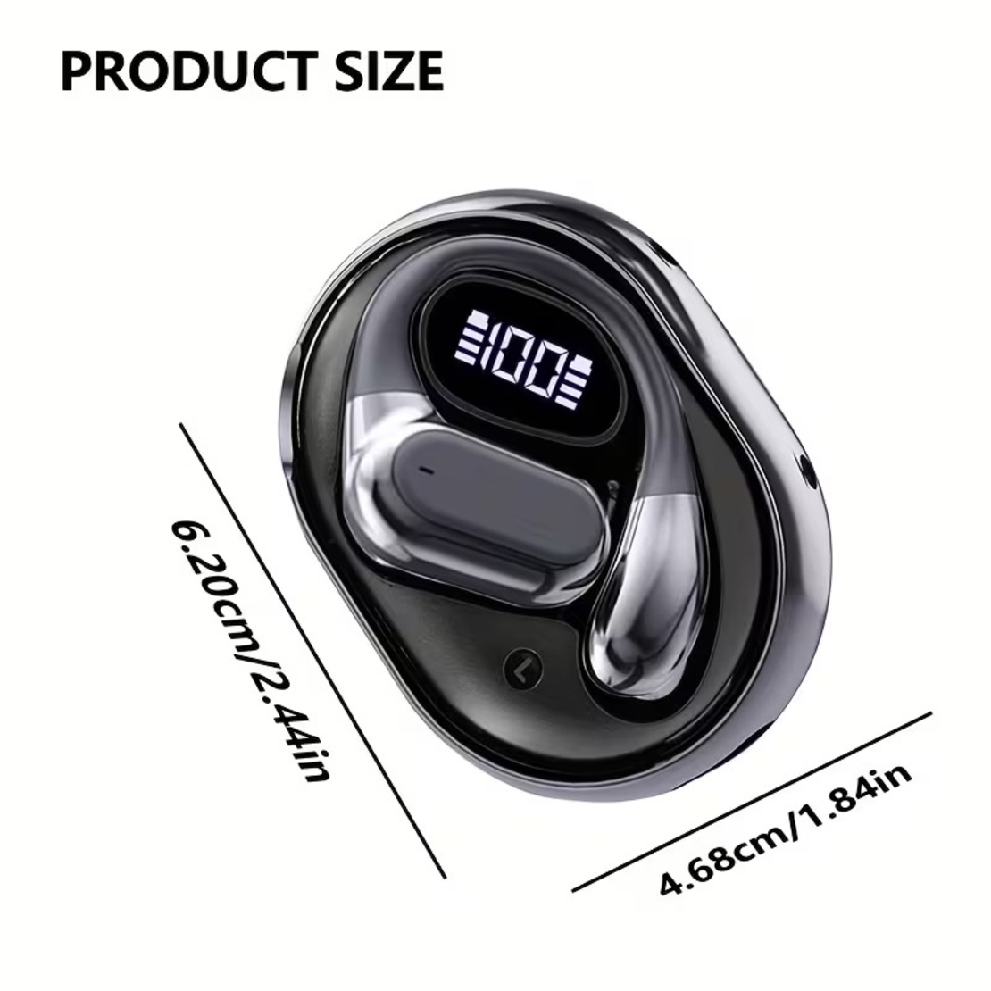 NEW SENYANG - אוזניות תרגום AI בזמן אמת - שחור