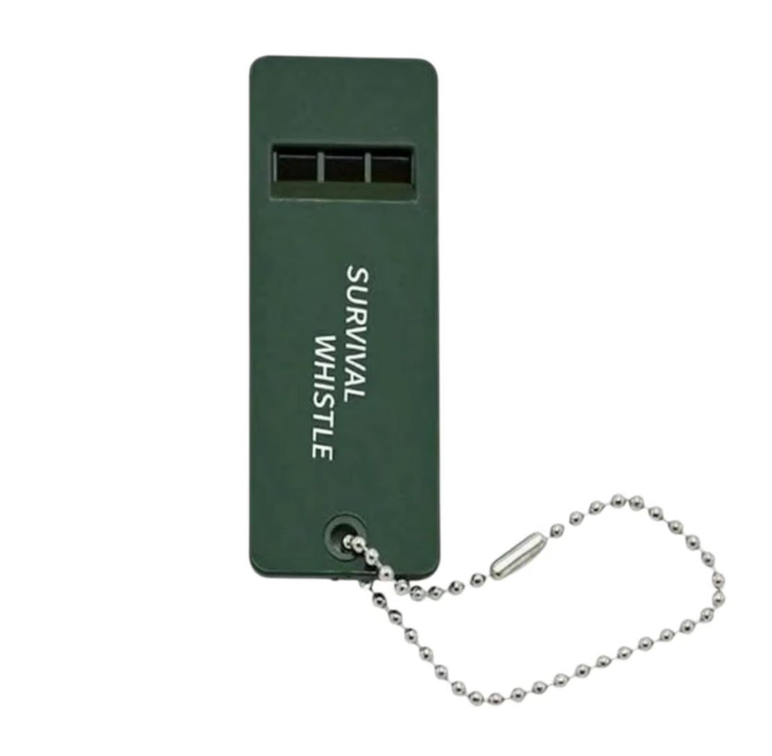 משרוקית הישרדות SOS חזקה עם שרשרת – עד 120dB