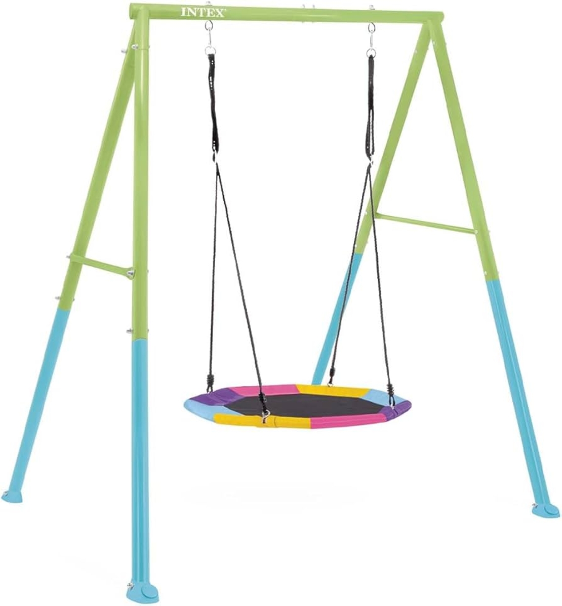 נדנדת חצר עם מושב צלחת צבעוני מבית INTEX – דגם 44111
