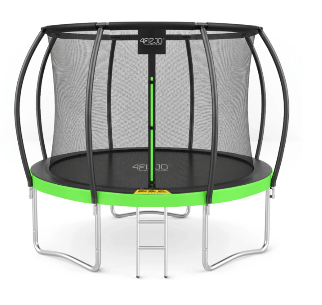 טרמפולינה 3 מטר (10FT) 4FIZJO ירוקה