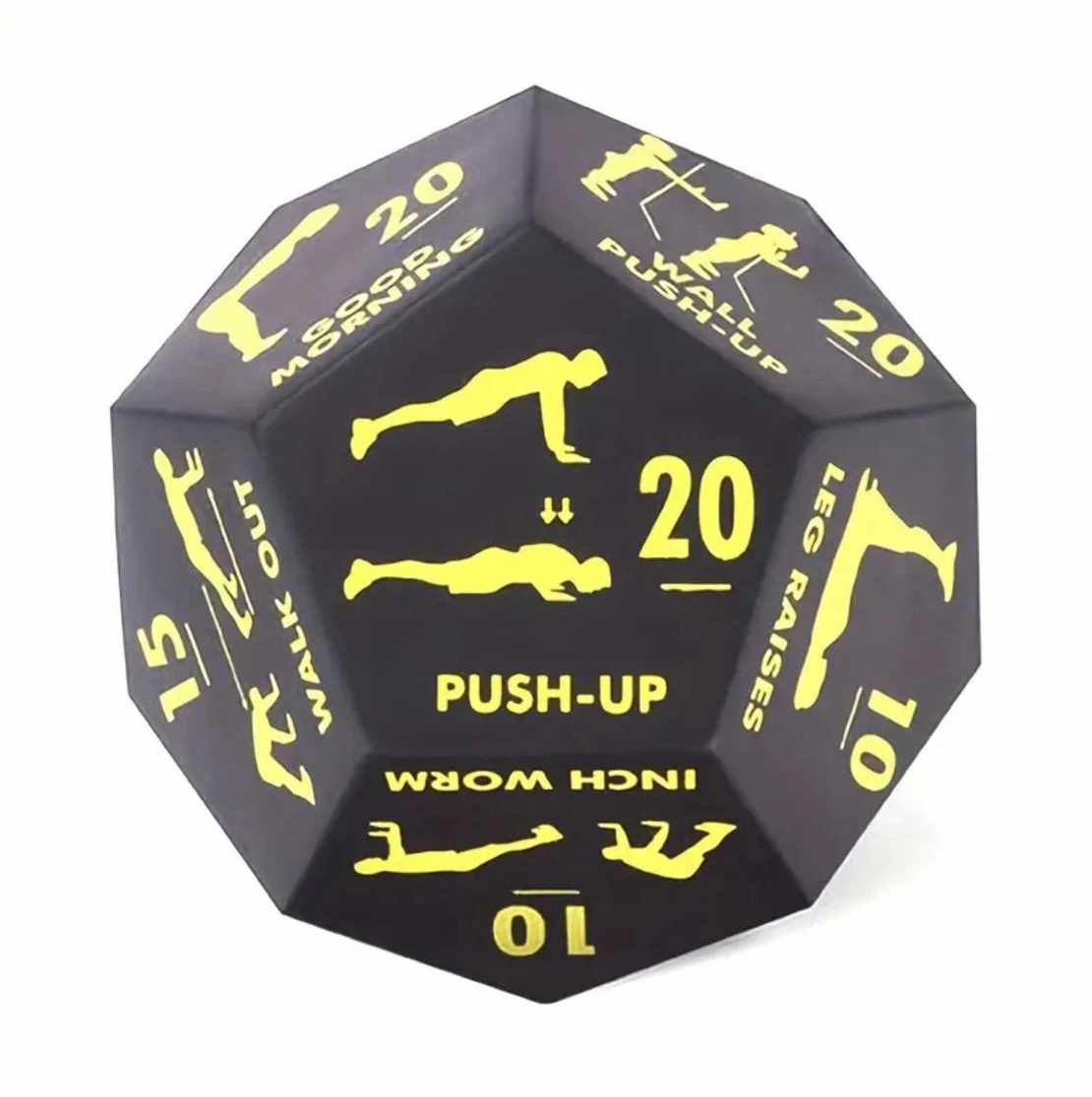 קוביית אתגר כושר – Fitness Challenge Dice (12 פאות)
