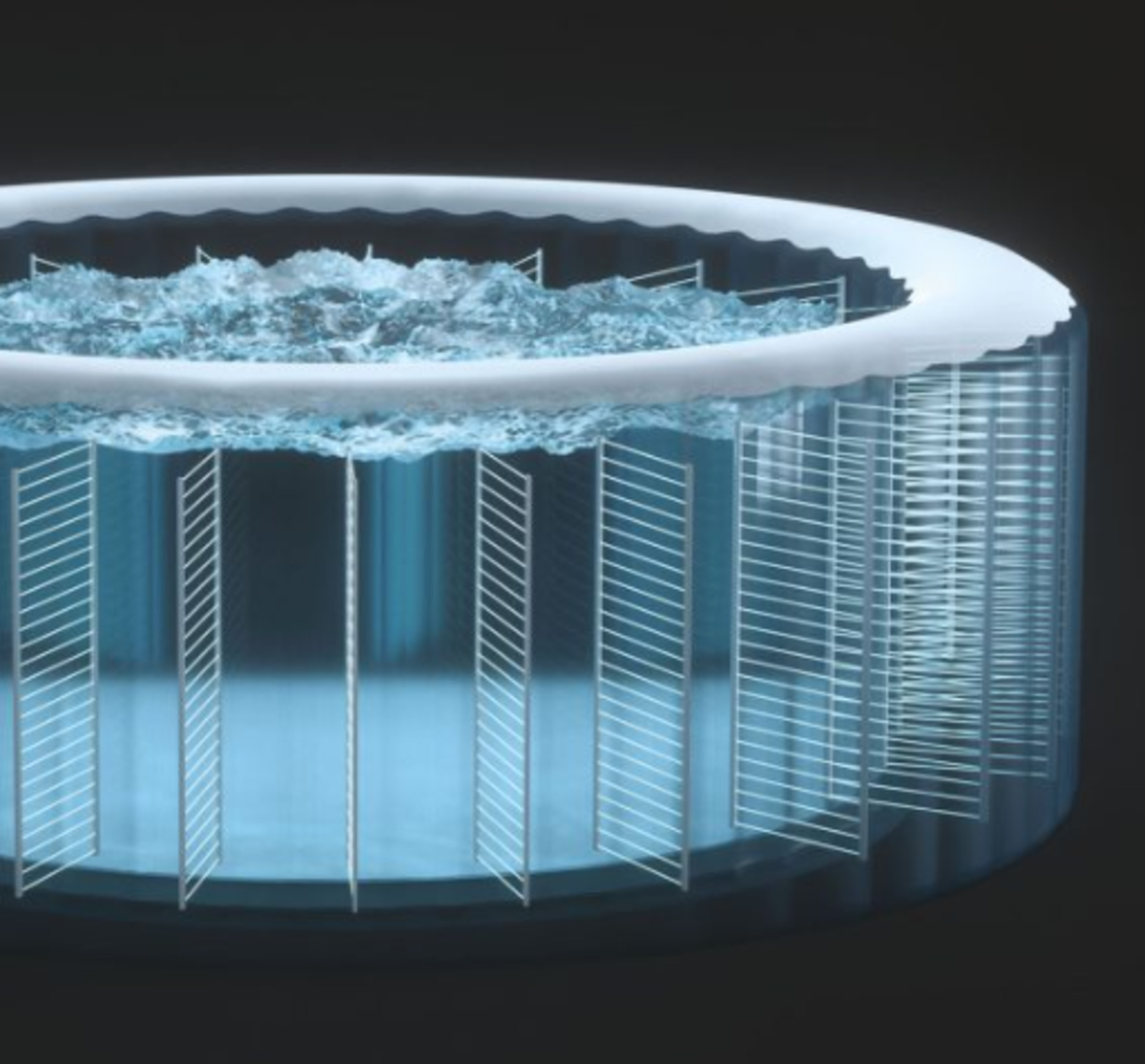 ג'קוזי עגול מתנפח ל-4 אנשים INTEX