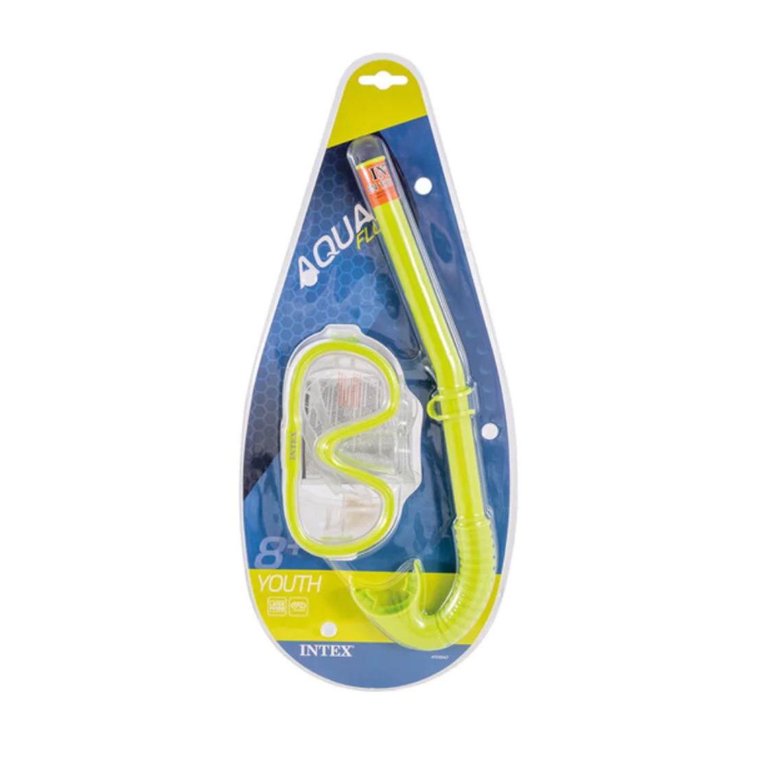 סט צלילה – משקפת ושנורקל בצבע ירוק מבית INTEX