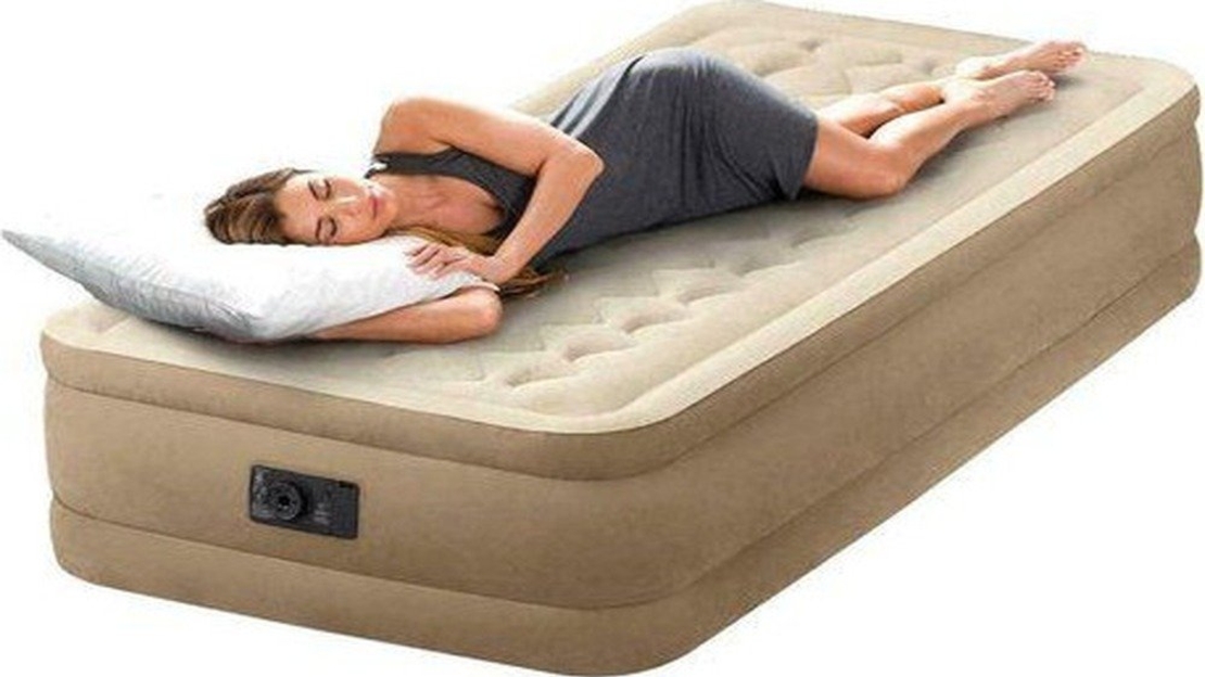 מזרן מתנפח יחיד INTEX דגם 64426 – סדרת היוקרה Fiber-Tech Dura-Beam