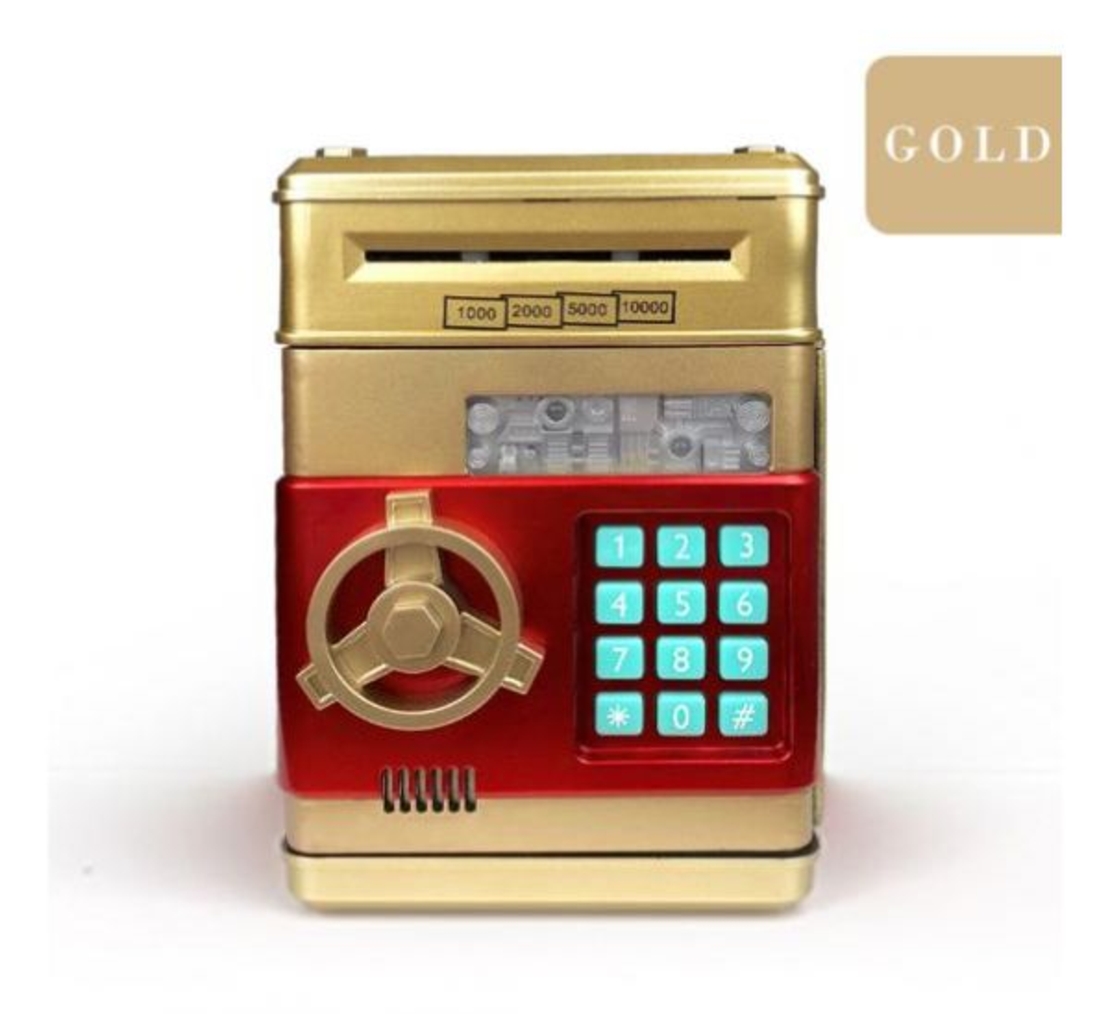 כספת בנקט לילדים – קופת חיסכון דיגיטלית עם קוד סודי ומשיכת שטרות אוטומטית!