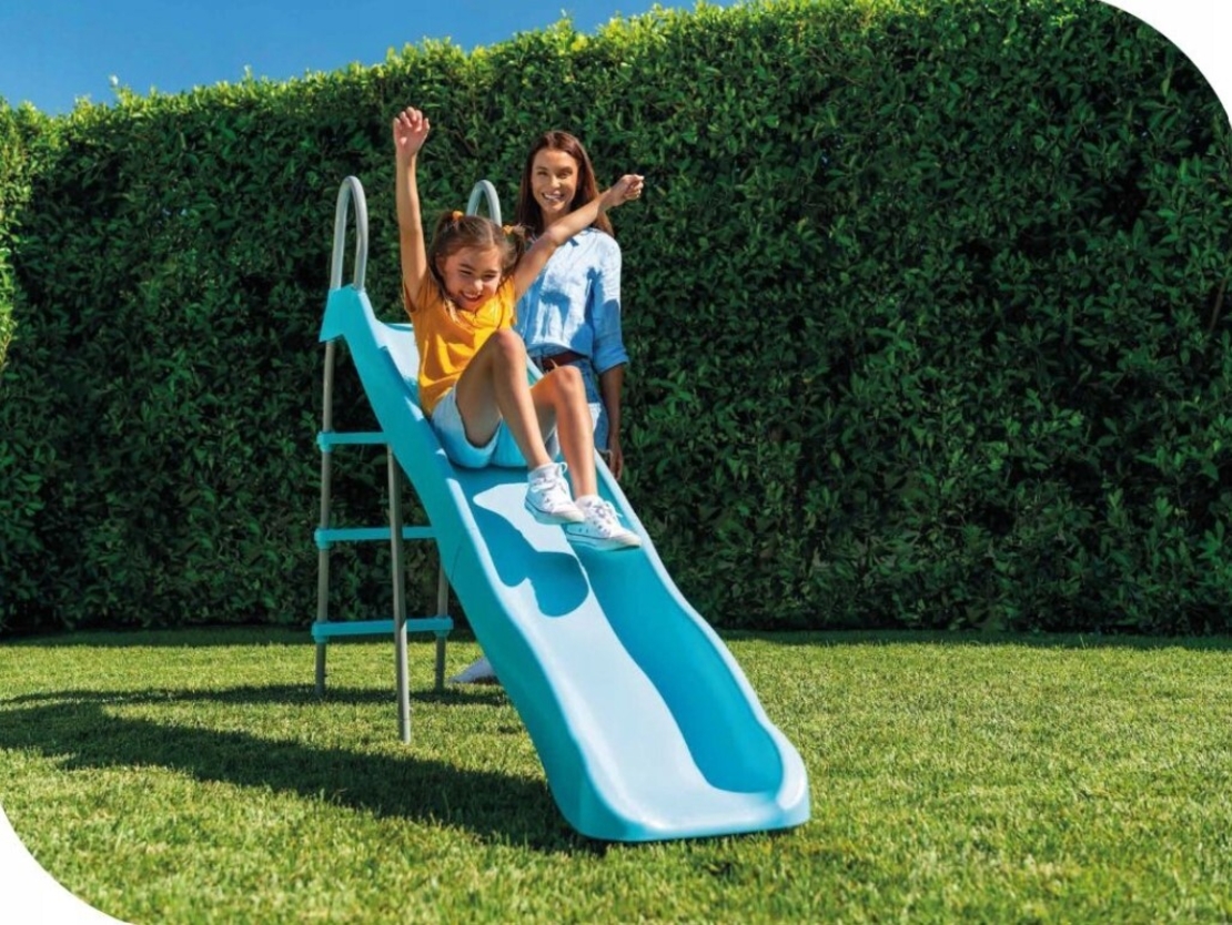 מגלשת חצר דו-שלבית לילדים מבית INTEX – עיצוב מודרני ובטיחותי (דגם 44106)