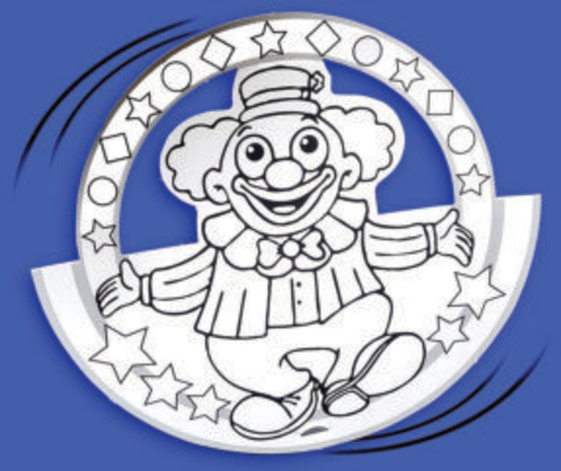 ליצן מתנדנד ליצירה 36 יח'