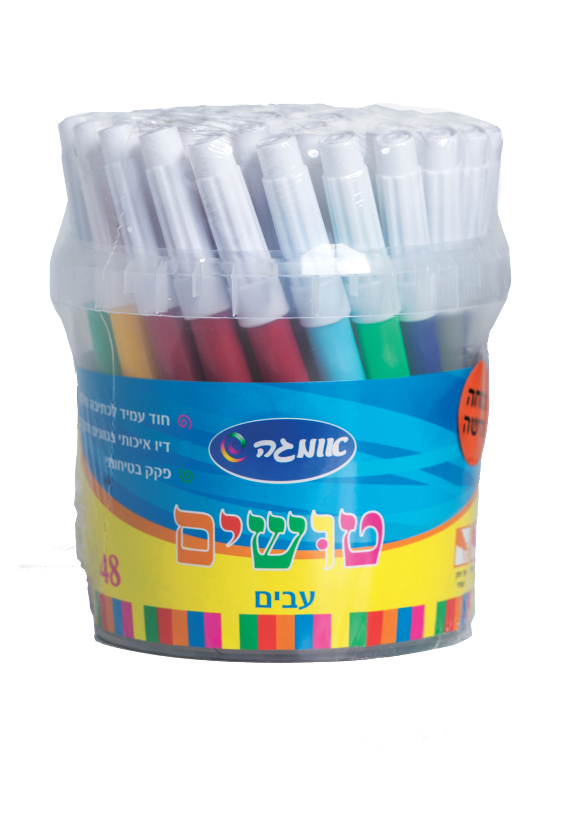 טושים עבים בכוס 48