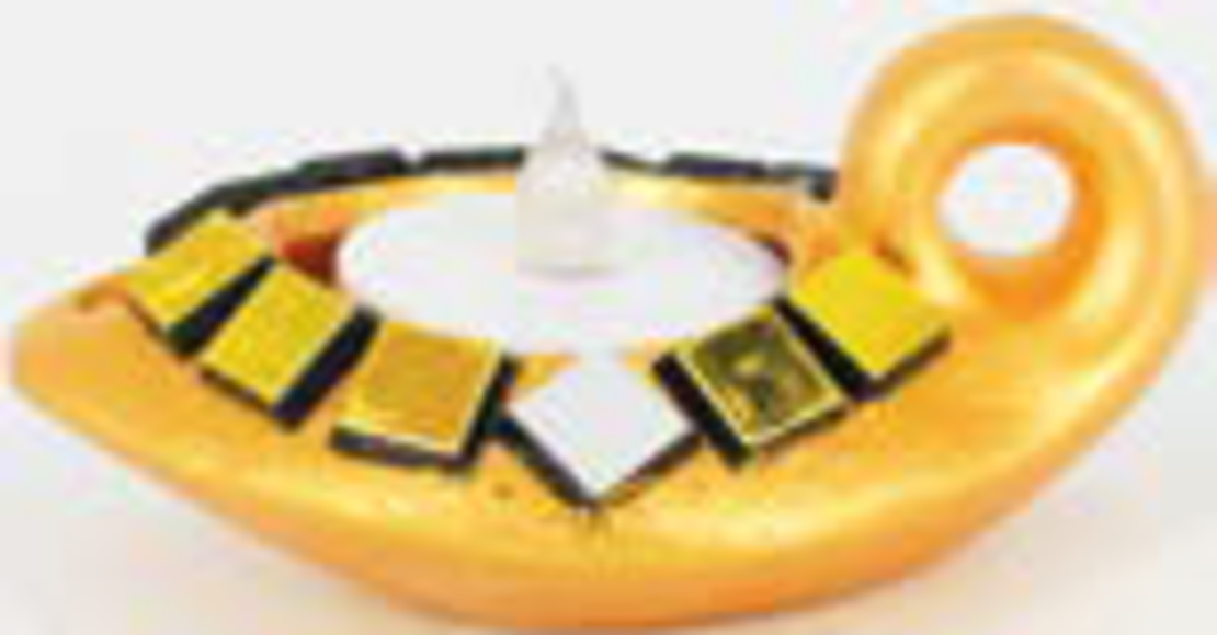 כד שמן חרס עתיק עם ידית 11 ס