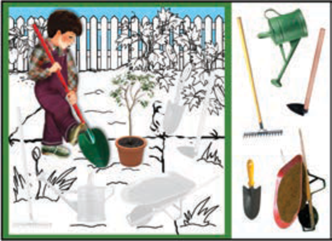 יצירה אני שותל+גזירות 1/36