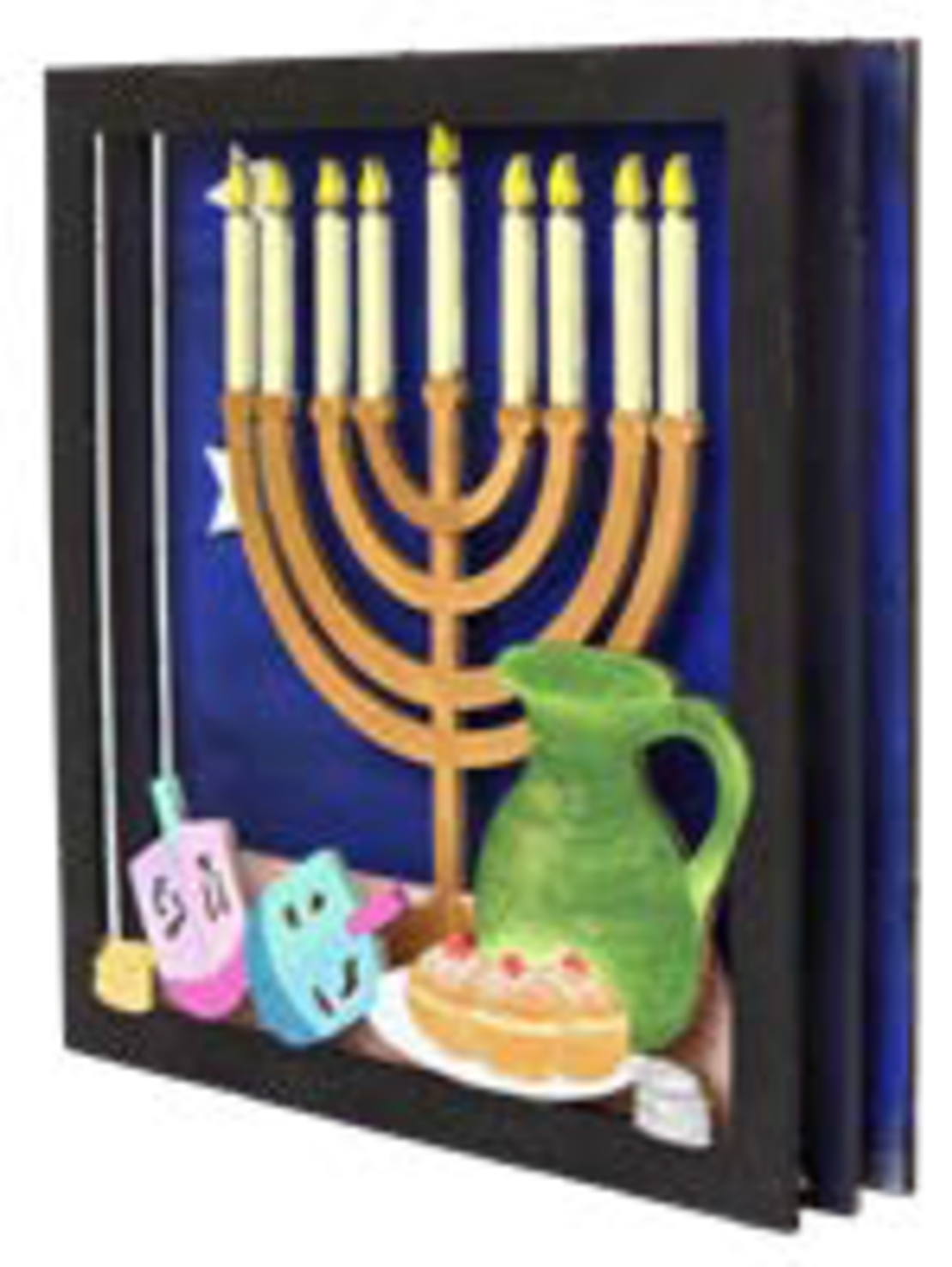 תמונת עומק חלון חנוכה