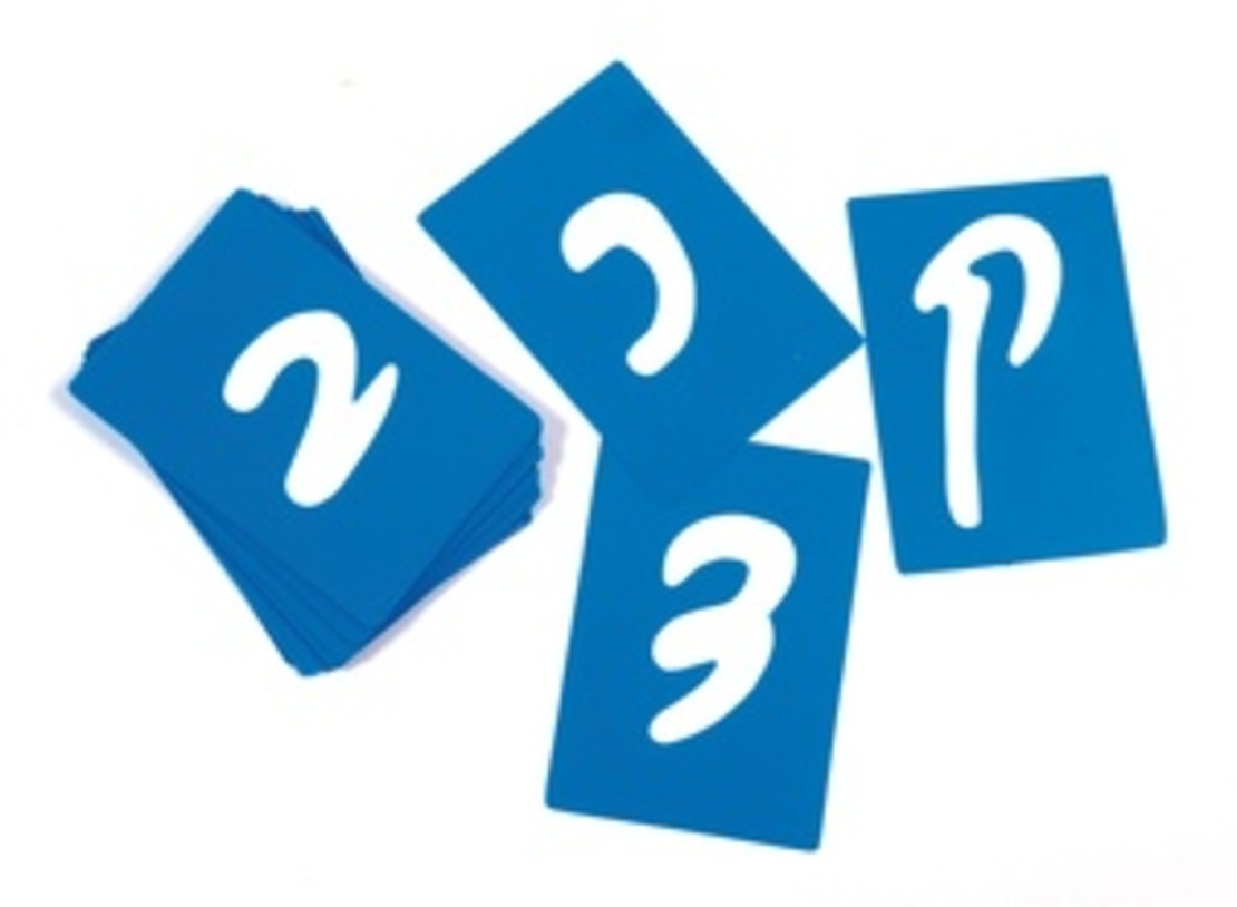 שבלונה מפל כתב גדול 13 ס'מ
