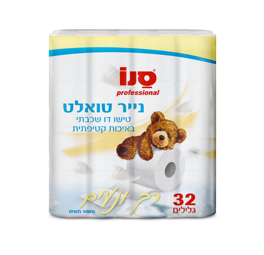נייר טואלט 32 גלילים רך ונעים