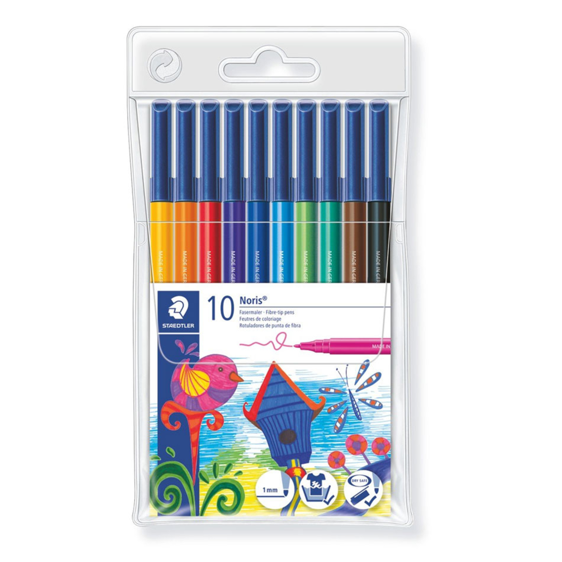 STAEDTLER טושים דקים נוריס קלאב 10 יחידות