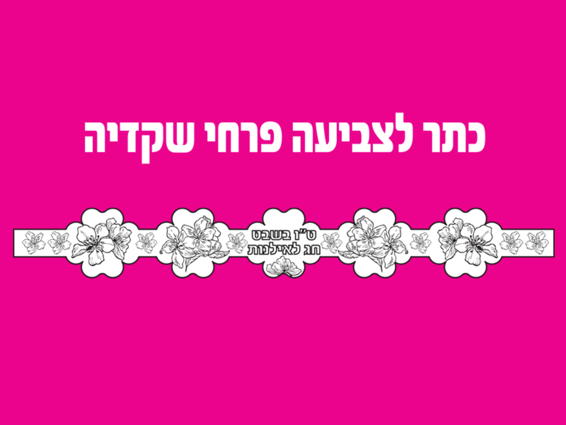 כתר לצביעה פרחי שקדיה