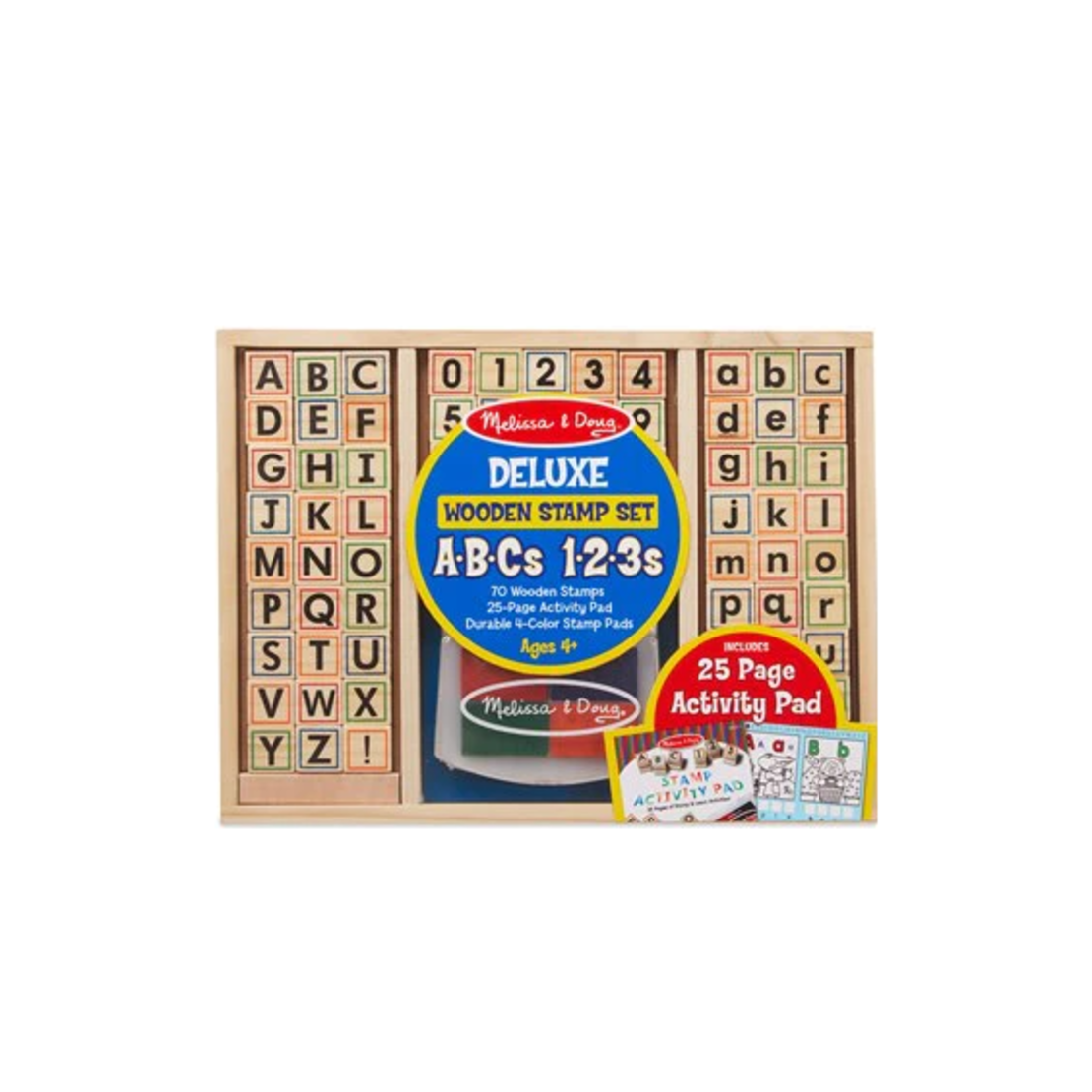 מליסה ודאג סט חותמות אותיות ומספרים אנגלית