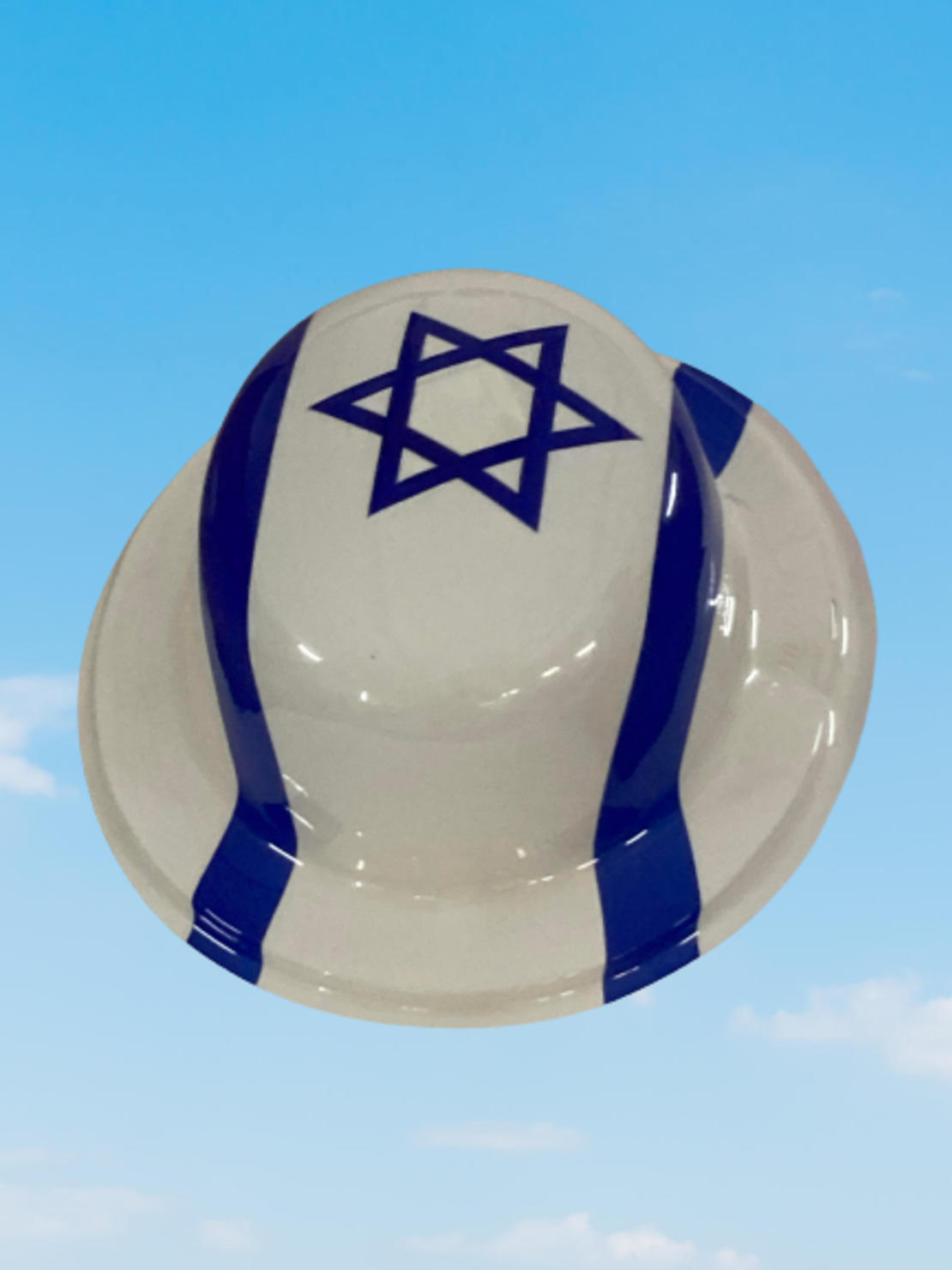 כובע פלסטיק דגל ישראל
