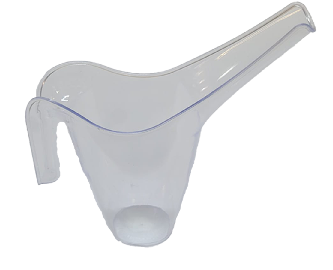 משפך פלסטיק שקוף 15 ס