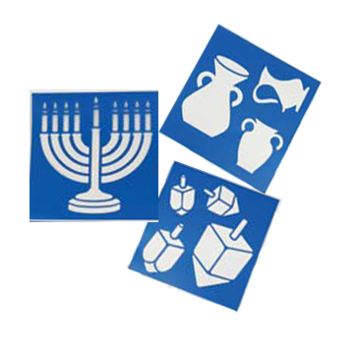 סט 3 שבלונות חנוכה 20/20 ס