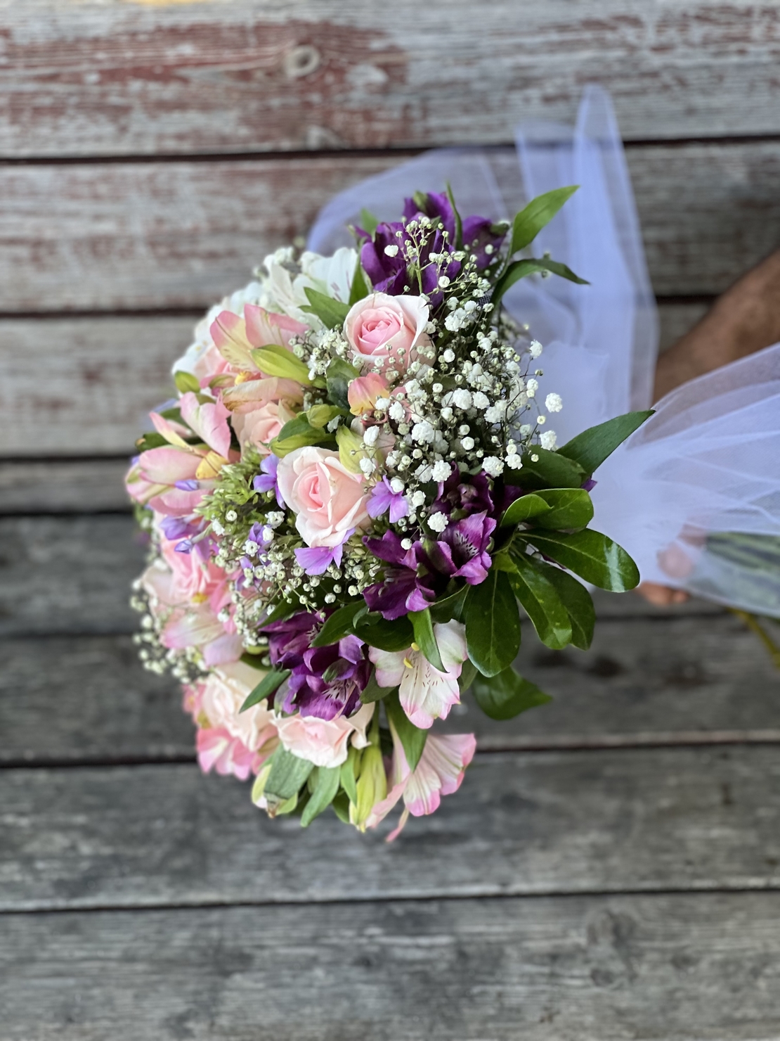 Alice's bridal bouquet