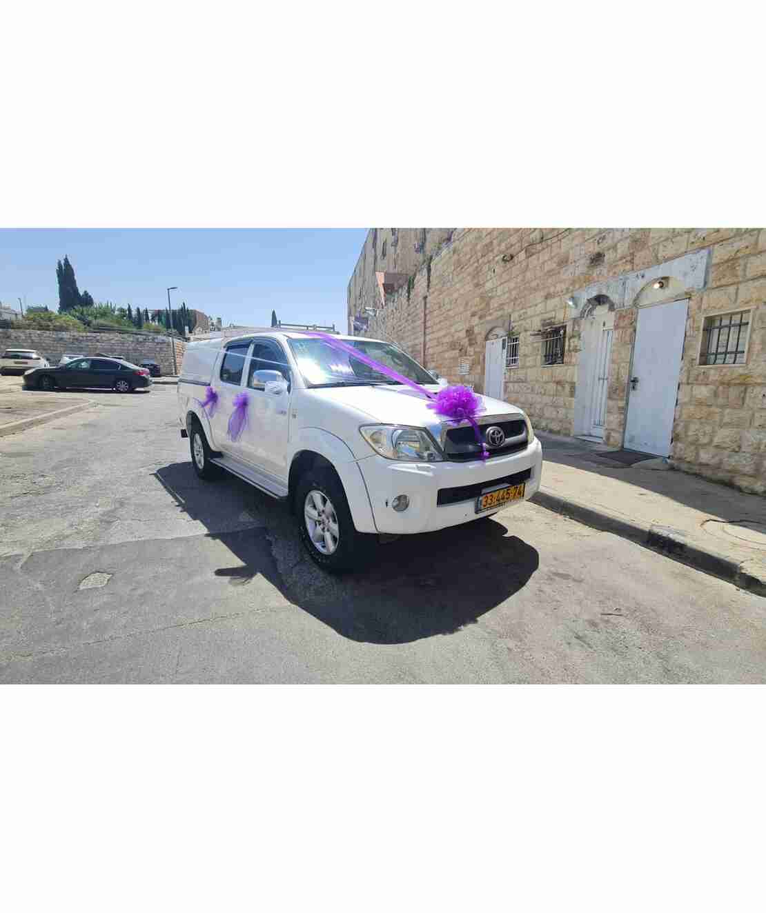 קישוט טנדר בסגול