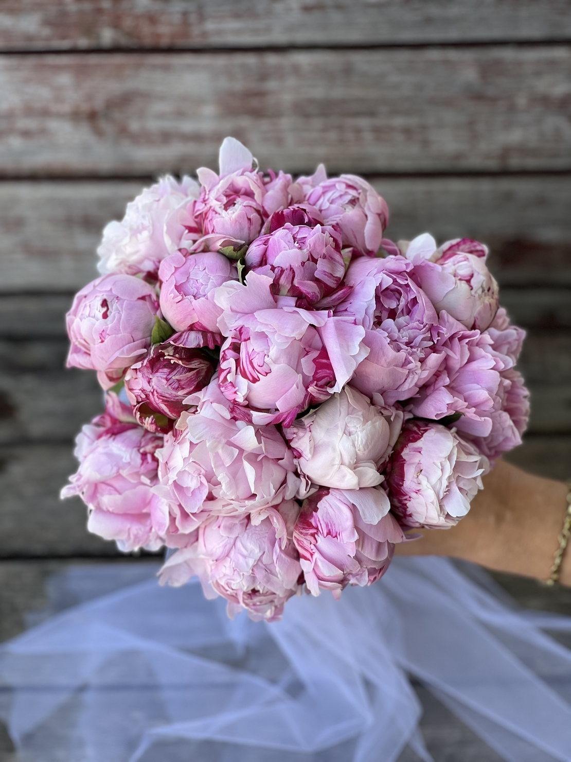 Fiona's bridal bouquet