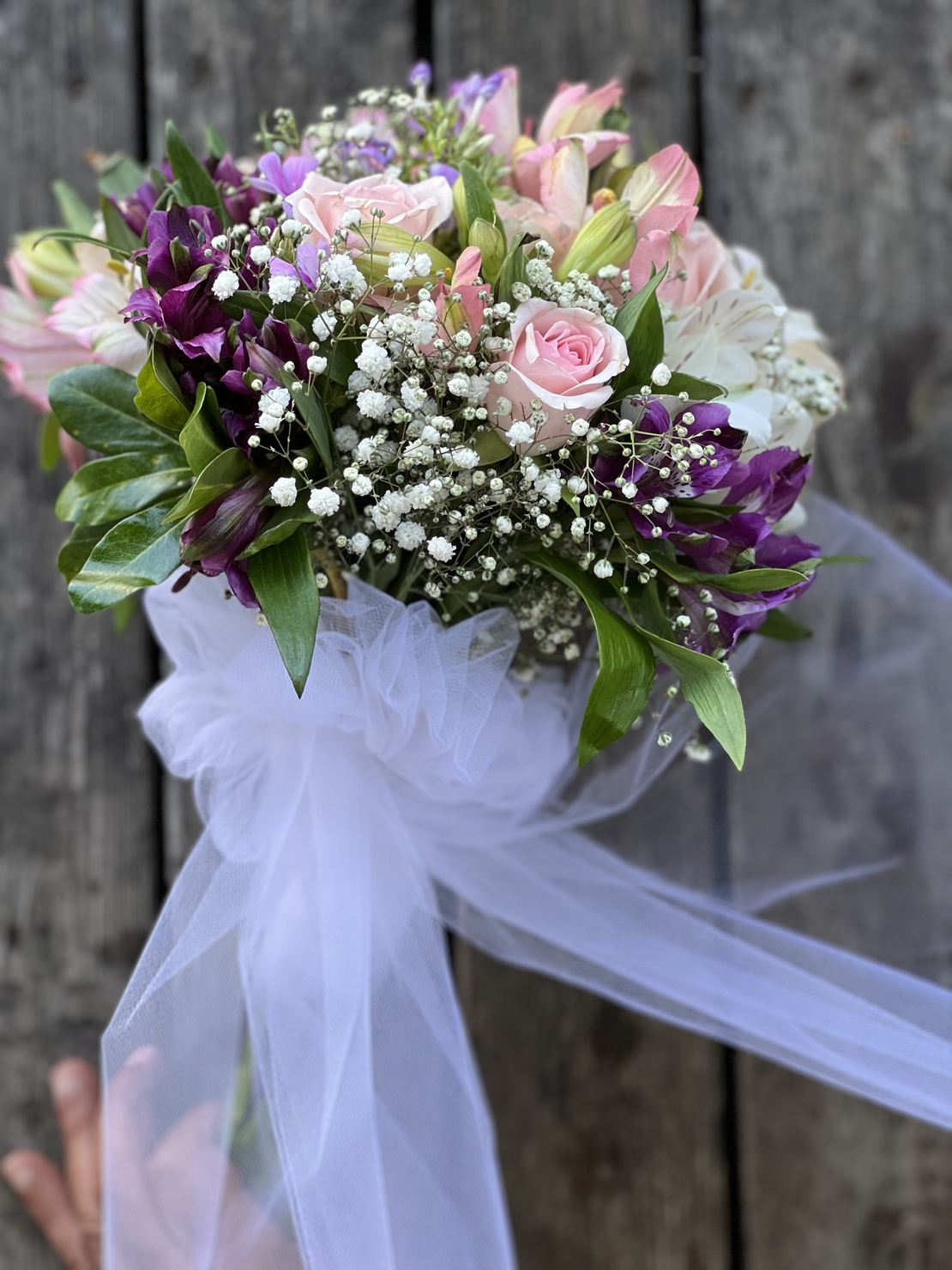 Alice's bridal bouquet