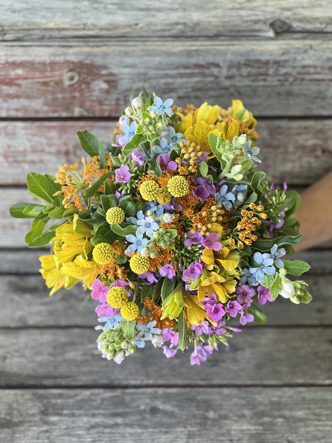 Alexia's bridal bouquet