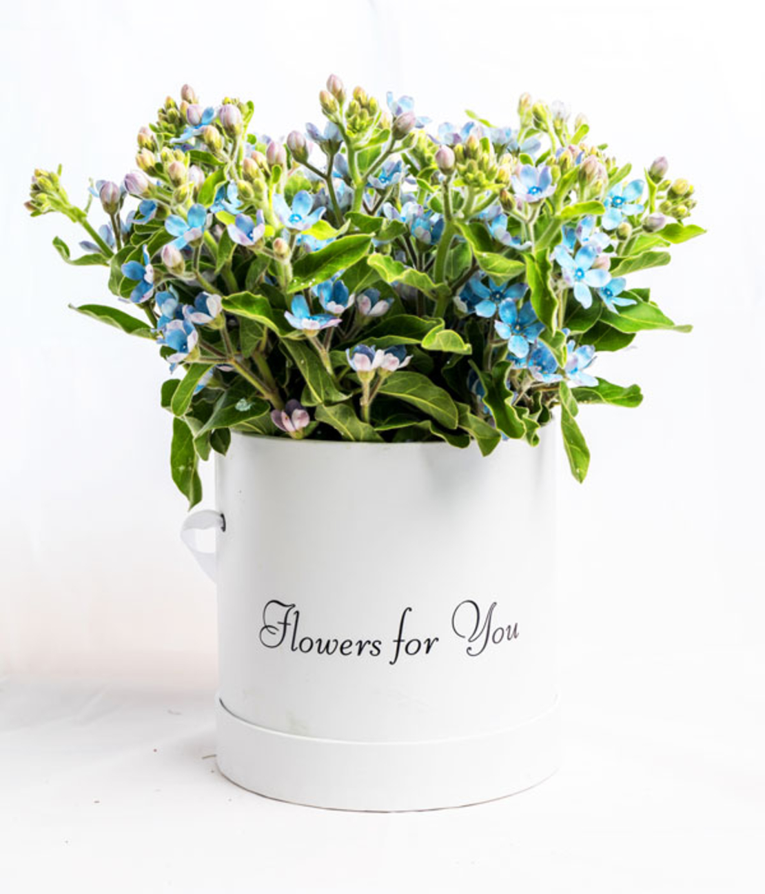 Field-Style Flower Arrangement in a Box