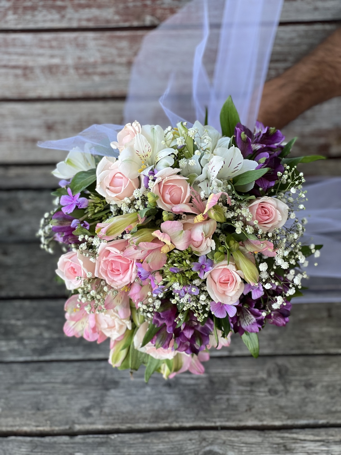 Alice's bridal bouquet