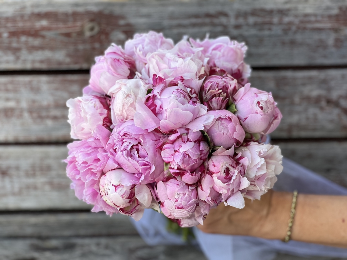 Fiona's bridal bouquet