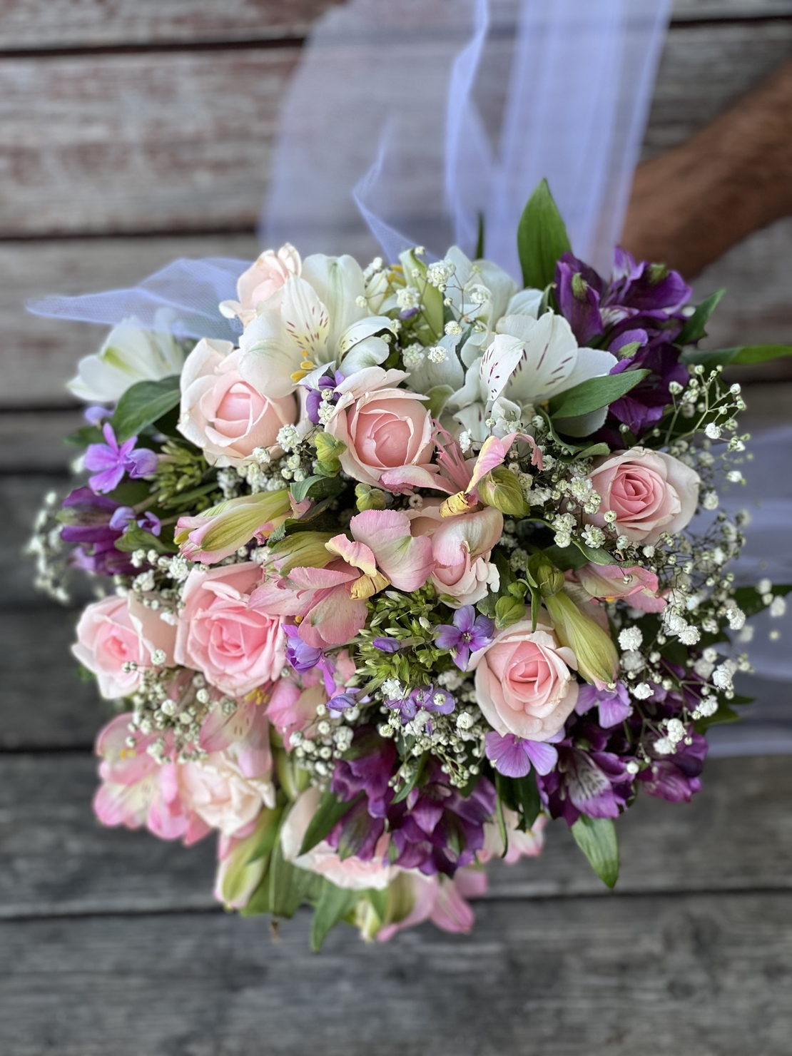 Alice's bridal bouquet