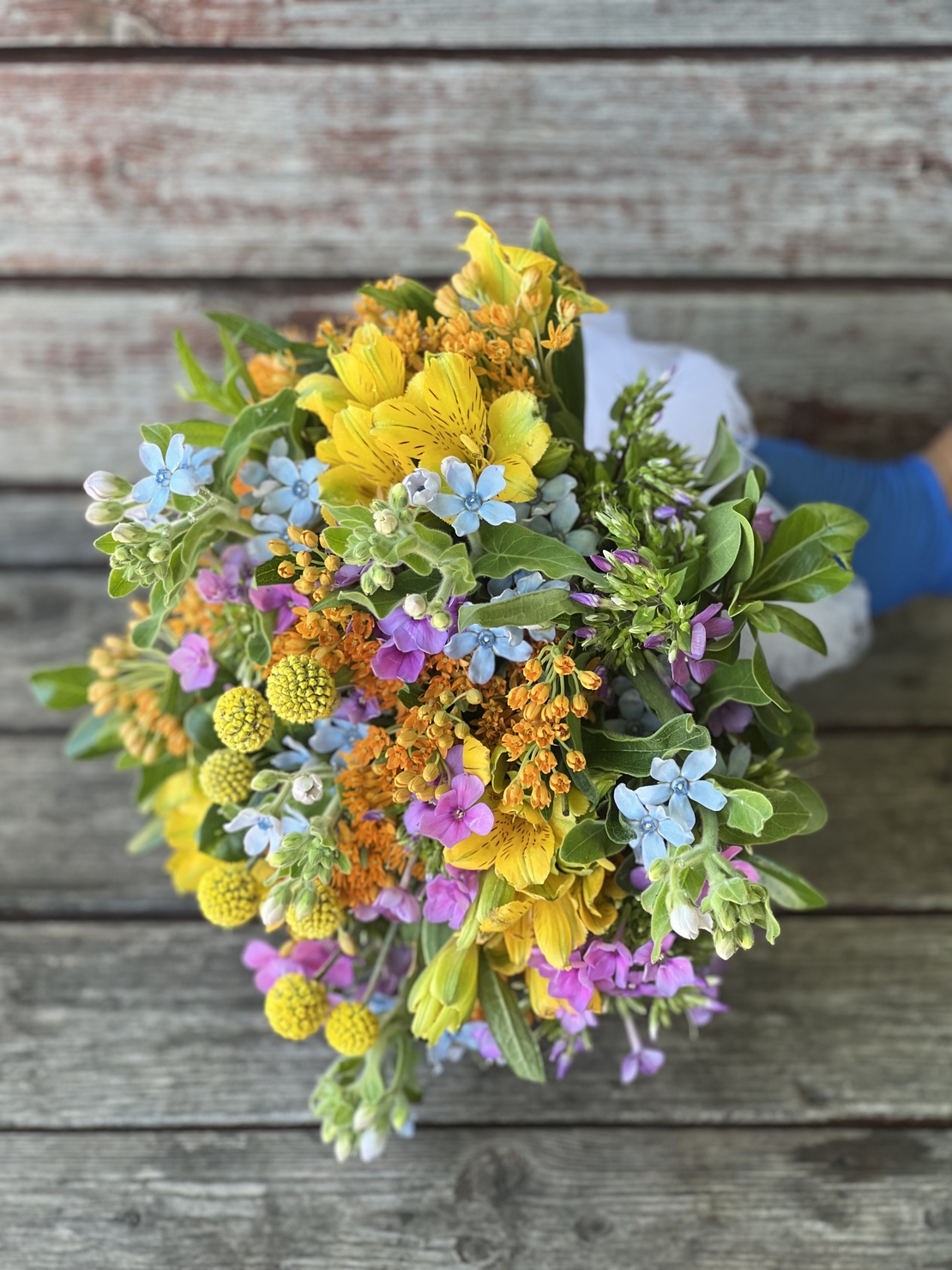 Alexia's bridal bouquet