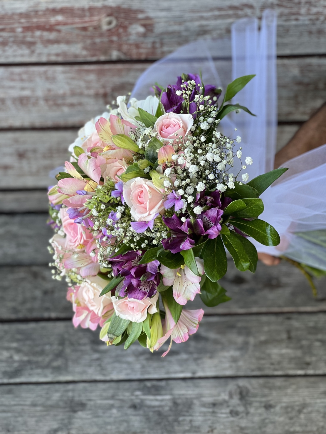 Alice's bridal bouquet