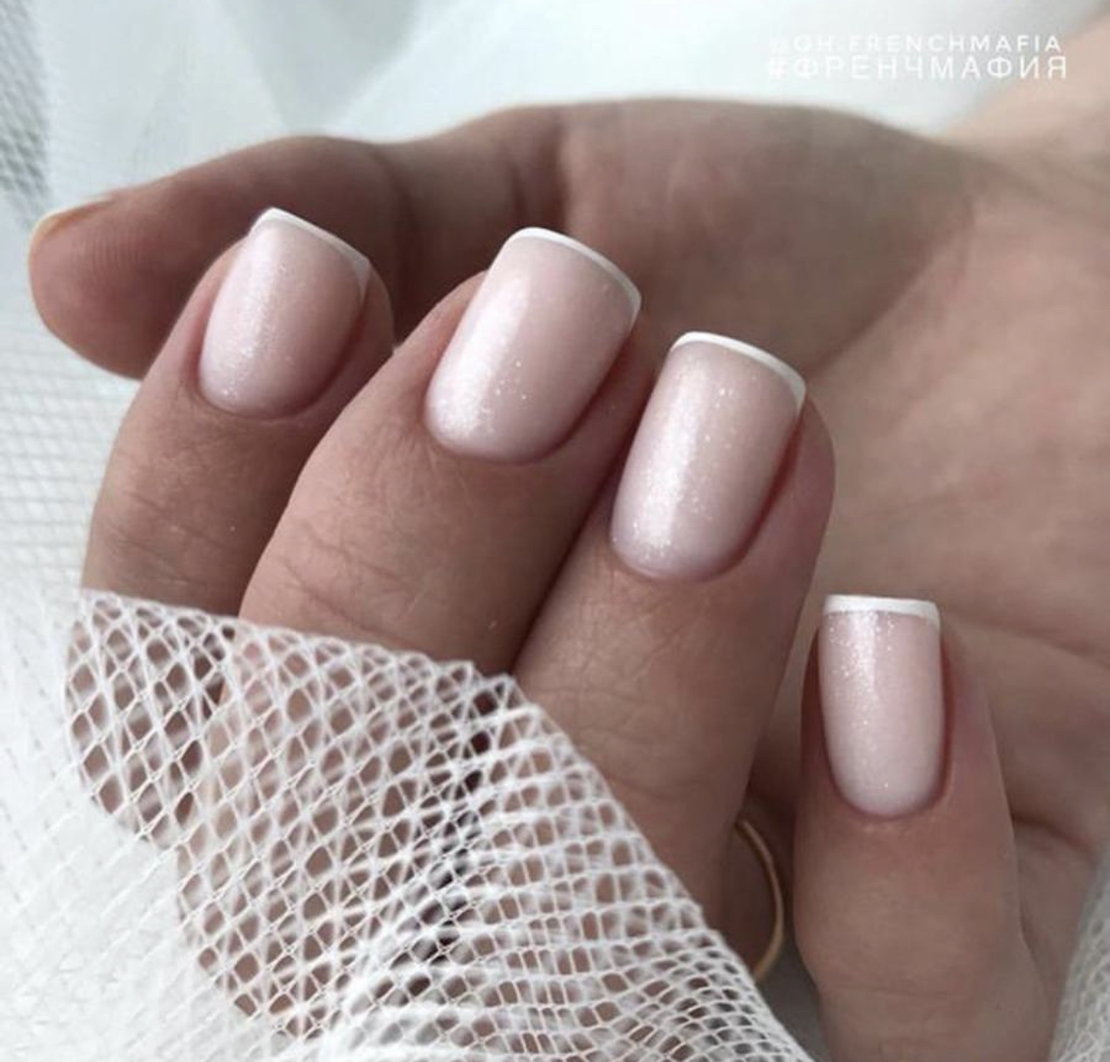 Rock nail top pearl 