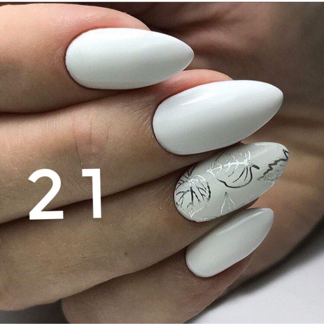 עלים טפט כסף/זהב foil34