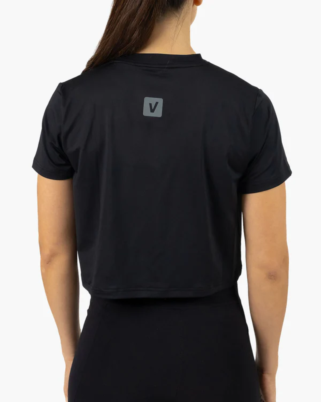 חולצת Velites HOLO Crop שחורה