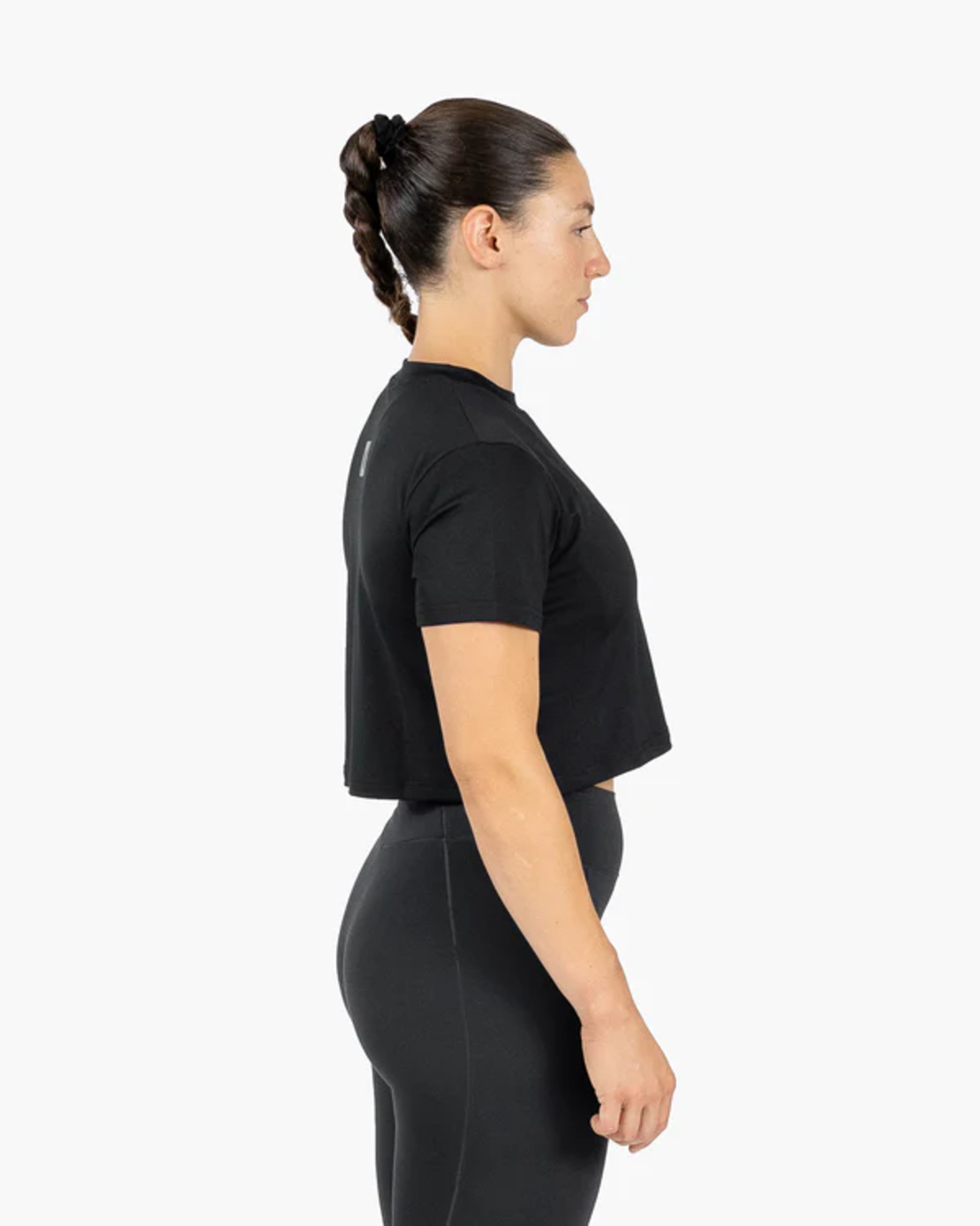 חולצת Velites HOLO Crop  - מהדורת CrossFit - שחור