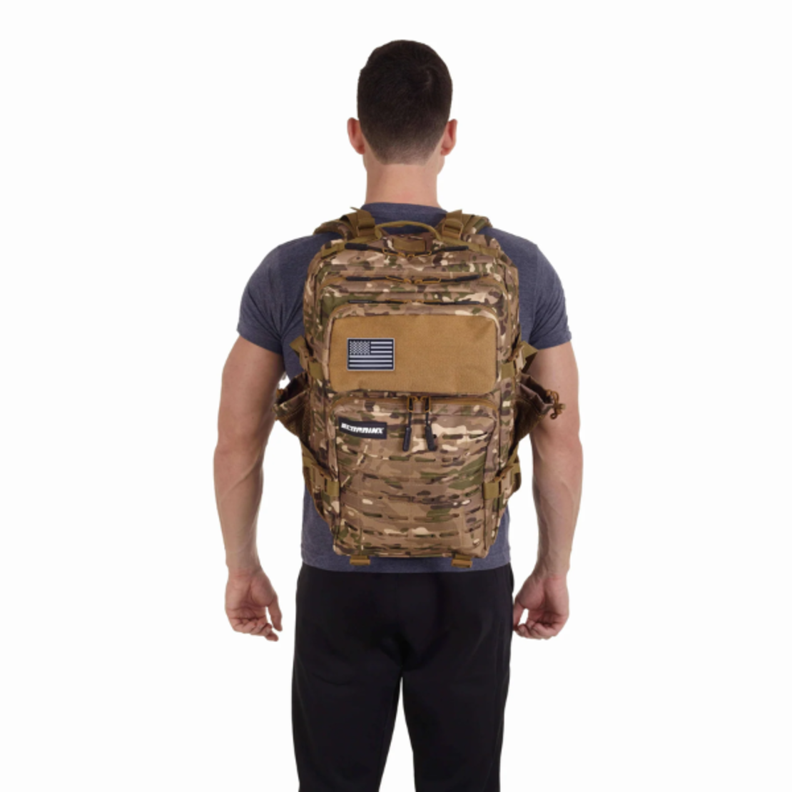 תיק טקטי 45l - V2 - קאמופלאג׳ צבאי (חאקי) - Elitex Training