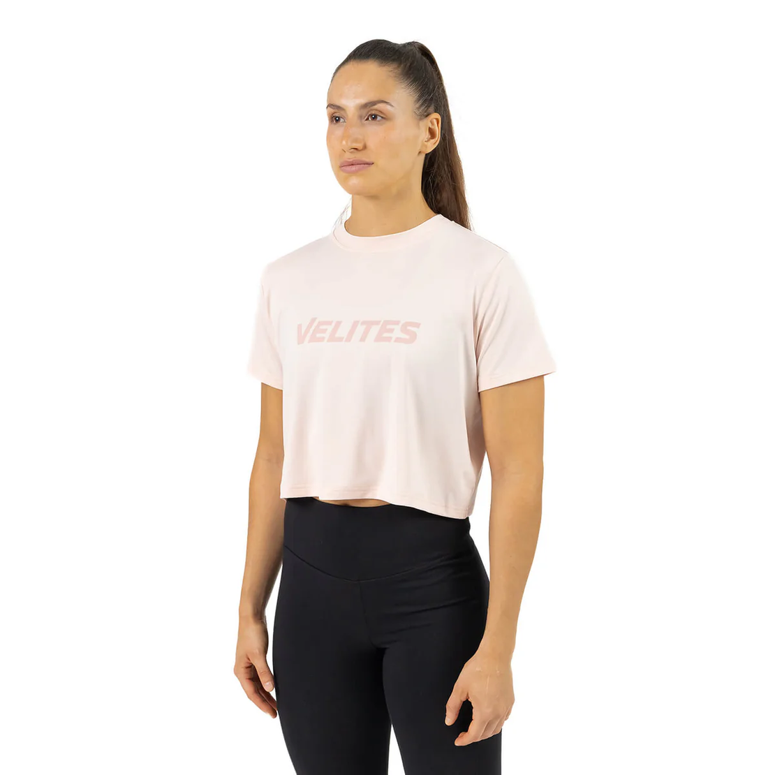 חולצת Velites HOLO Crop ורודה