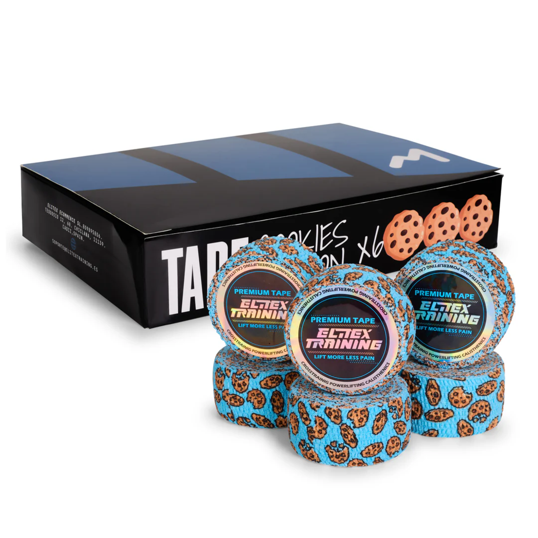 טייפ פרימיום - דביק במיוחד - מהדורת עוגיות (6 יחידות)