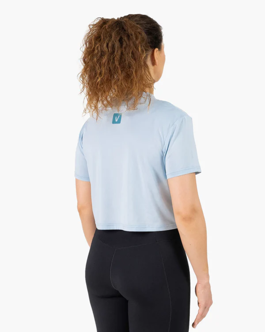 חולצת Velites HOLO Crop תכלת