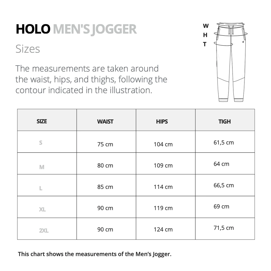מכנסיים Jogger Holo - לבן